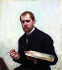 Emile Friant Self-Portrait painting